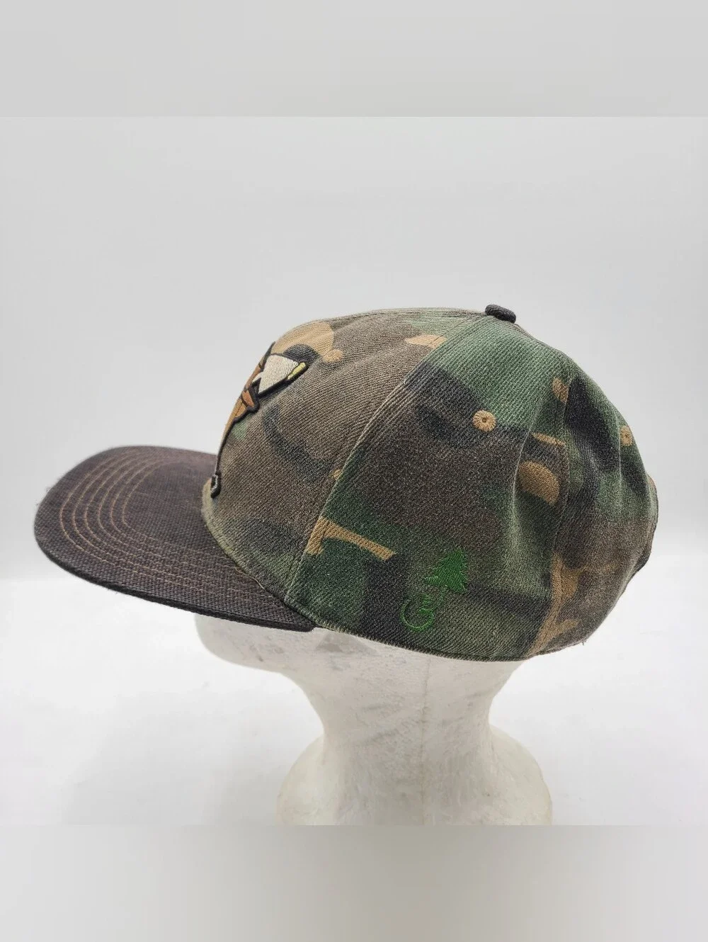 B55 Puffy Limited Edition Bear Baseball Cap Grassroots California Camo S/M